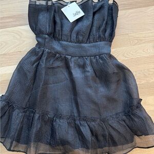 Selfie Leslie Black Mini Dress